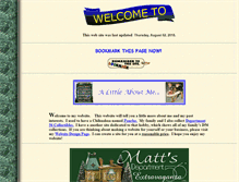 Tablet Screenshot of mattlake.com